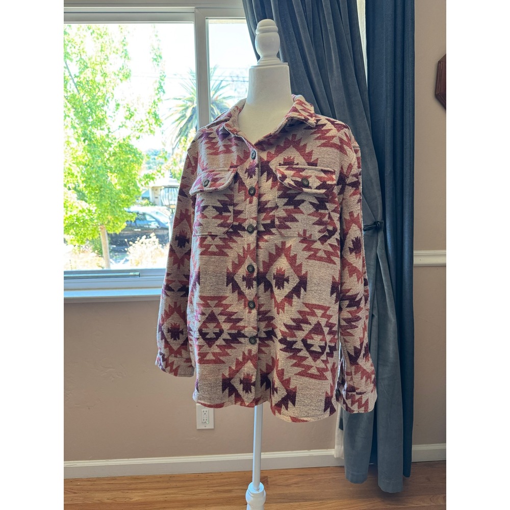 Stillwater Supply Co. Aztec Heavyweight Jacket Size Large